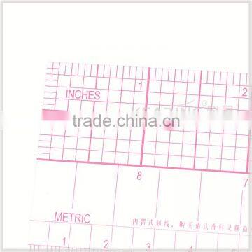 Kearing Pattern Grading Garment Ruler With Protractor Inch / Metric Plastic Rulers#B-95 photo-6