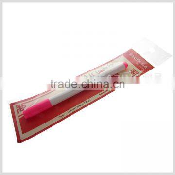 Vaporizable marker for fabric marking in 1.0mm fiber tip Pink color 2 years shelf life time #AP10