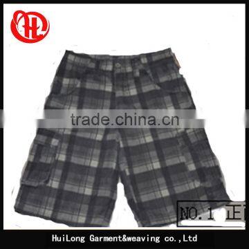 Short Pants Cheap Trousers Bulk Wholesale Cargo Mens Plaid Shorts photo-2