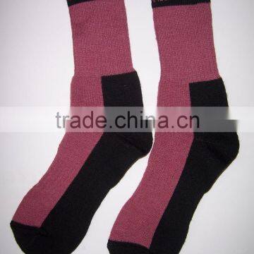 Men high professional combed cotton custom socks