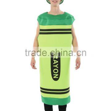 Adult Men's Green Crayon Costume