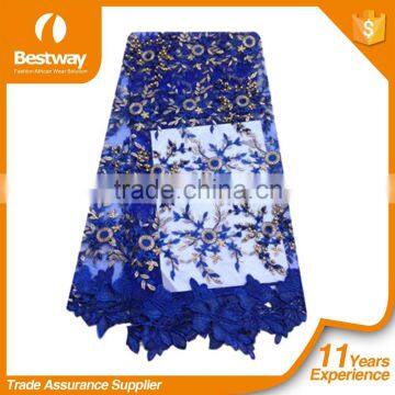 Beaded Bridal Nice Wedding Dress FL1136-1 French Net Laces With Beads photo-3