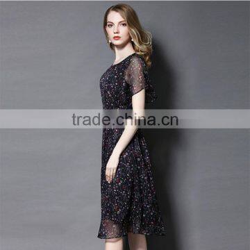 MAXNEGIO Long Summer Lady Dresses Elegant Design Fashion Chiffon Dress photo-4