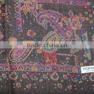 Fashion Top Sold Russian Woman Classic Jacquard Paisley Pashmina Shawl 100%viscose photo-4
