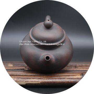 Pure Handmade Ceramic Family Kungfu Tea Pot Chinese Qinzhou Nixing Pottery Clay Pot photo-2