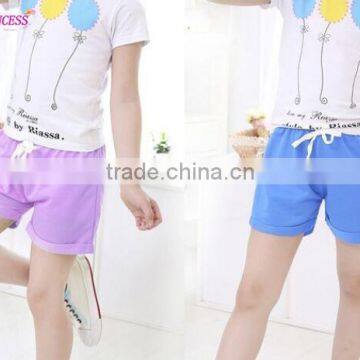 Hot Sale Summer Style Girl Sweatshirt Drawstring Casual Short Shorts