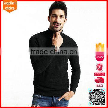 New fashion long sleeves knit sweater mens turtleneck wool sweaters