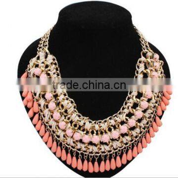 Zm33249a Latest Vintage Bohemian Jewelry Accessory Wholesale China Gold Plated Choker Necklace
