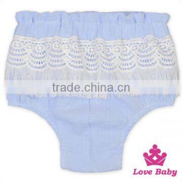 Infant Clothes Soft Plain Light Gray Tassels Free Panties Newborn Baby Toddle Girls Shorts PP Pants photo-4