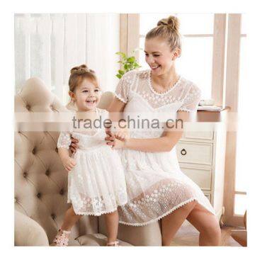 Girls Summer Dress Mother Parent-children Dress Formal Princess Dress photo-4