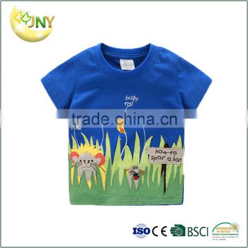 100% Premium cotton baby tee blue shirts