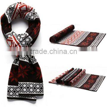 1 pc Hot Sale Good Quality Printed Flowers Acrylic Lmitation Cashmere Men and Women Winter Scaf photo-6
