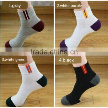 China Socks Factory Soft Wellness Breathable Men Socks Black Simple Men Socks Compression Sock photo-6