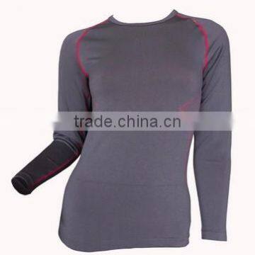 OEM Ladies 100% Merino Wool O-Neck Thermal Sports Yoga, Gym Wear Pullover, Sweatshirt, Size Plus