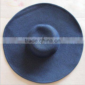 Wholesle Lady Summer Straw Monogrammed Floppy Hat photo-6