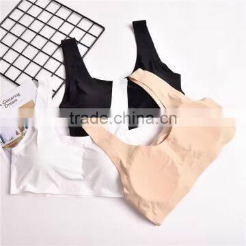Factory Wholesale Racerback Seamless Bra Breathable Fabrics Yoga Sexy Women Bra photo-2