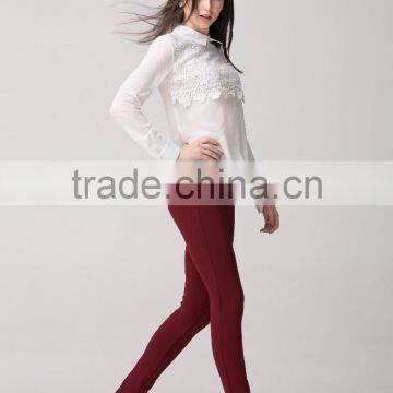 Fashionable Cheap Casual Tight Ladies Stretch Pants photo-3
