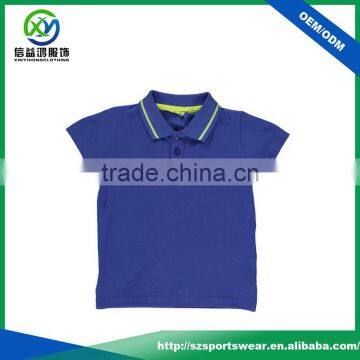 OEM Custom Uniform Kids Polyester Knit Collar Sport Polo Shirt Wholesale photo-4