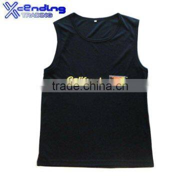 Singapore customized polyester Singlet round neck