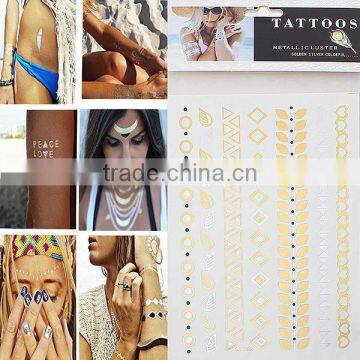 Wholesale Body Art Multicolor Mixed Pattern Temporary Belly Tattoos