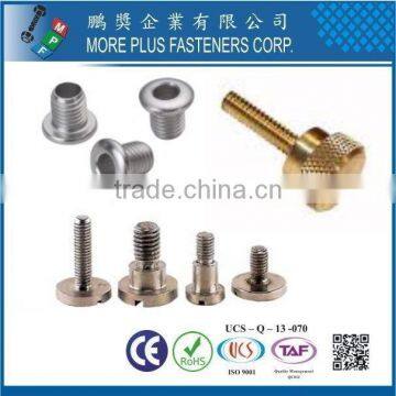 Made in Taiwan Stainless Steel Copper Customize Special Screw