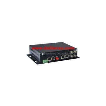 Digital Video+Isolated Ethernet+Data Fiber Optical Transmitter and Receiver