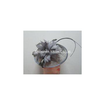 YRFC14240 sinamay fascinator/disc fascinator/disc fascinator/kentucky derby fascinator/church fascinator