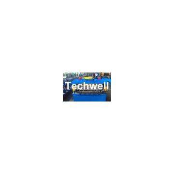 0.3 - 0.8mm Forming Thickness Trapezoidal Profile Roof Roll Forming Machine