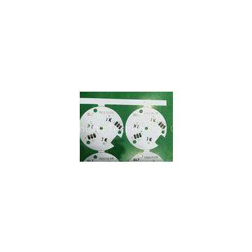 White Aluminum SMD LED PCB Circuit Board , Round LED Lighting PCB 1 layer