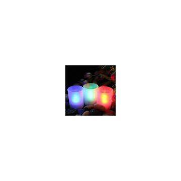 Multi-Colored Tall Candle Holders