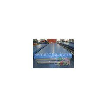 DWF White Outdoor Gymnastics Air Mat Tumble Floor Waterproof For Rental