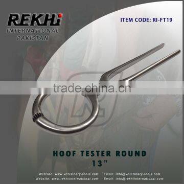 Hoof Tester round 13",Hoof Tester 13",Hoof Tester stainless Steel 13"