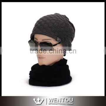 New Slouchy Mens Pom Pom Knit Hat photo-2