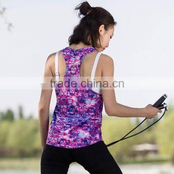 Women Sleeveless Shirts Tank Tops Fitness Running Clothes Tight Quick Dry Gym Sports Yoga Shirt