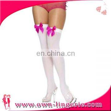 Women Knee High Casual Socks Striped Cotton Stockings photo-6
