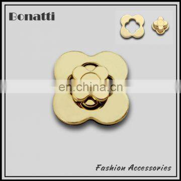 fancy golden zinc alloy metal turn lock