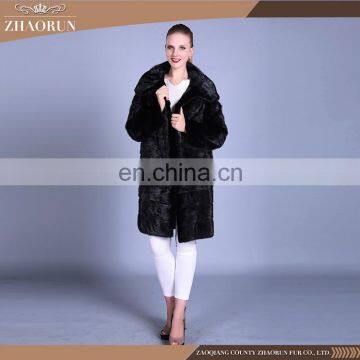 High quality winter garment mink fur coat original color women mink winter coat garment