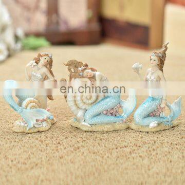 Resin Craft Ornament Gift Lifelike Animal Resin Figures Statue Mermaid Figurine photo-2