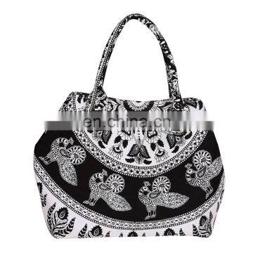 Indian Tie Dye Women Handbags Mandala Shopping Shoulder Carry Bag Tote Purse