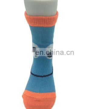 Single Pack Terry Fuzzy Cartoon Nonslip Asymmetric Baby Socks