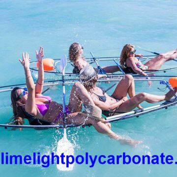 Full Transparent Kayak, Clear Kayak, Crystal Kayak, Polycarbonate Kayak, Clear Canoe, Transparent Canoe, Crystal Kayak photo-3