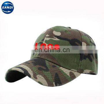 Promotional camouflage fabric men army cap