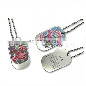 Custom wholesale dog tags/pendent for women