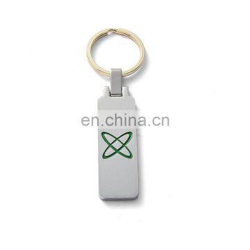 Custom 2018 Zinc Alloy Carbon Fiber Glitter AP Metal Keychain photo-3