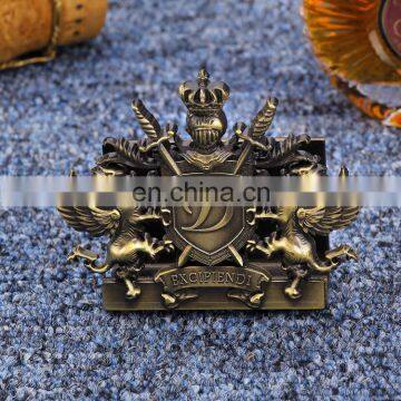 Customized Logo Wholesale Factory Direct Sale Design for Office Desk Ancient Bronze Name Card Holder photo-5