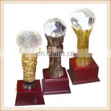 Custom Sculptures Ball Glass Trophy