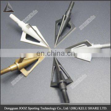 Hunting Broadheads Archery Arrow Hunting Points Metal Tips 3 Blades Arrow Head