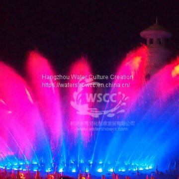 Fountain Show Musioc Dancing Fountian LED Show Fire Show in the River or Lake photo-4
