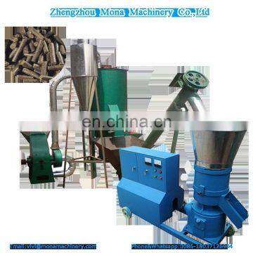 Hot sales straw pellet mill,wood pellet machine, rice husk pellet press with Automatic lubrication system for sale