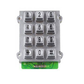 4x3 Epoxy resin gilding PCB digital Zinc Alloy  Keypad